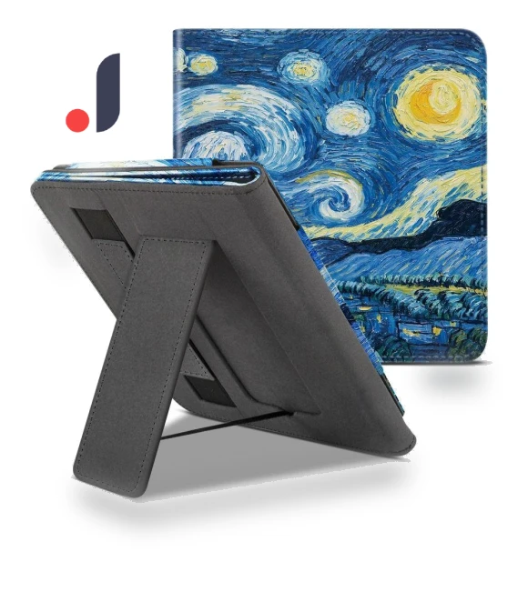Leather E-Reader Case with Auto Sleep/Wake — Digital Reading Devices, pingyuSH