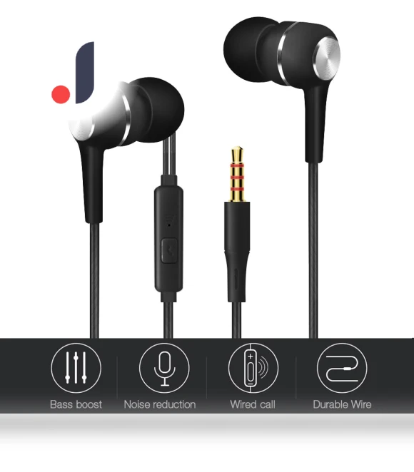 Music Bass Earphone Stereo Headphone Sport Headset Earbuds — In-Ear Headphones, jusuKJ
