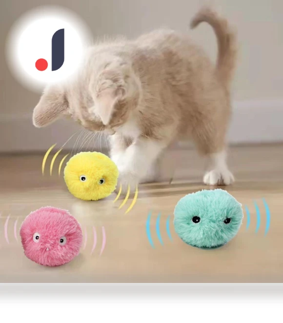Plush Smart Cat Toy — Interactive, CDhandehan