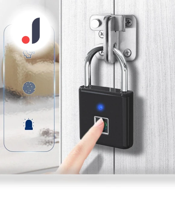 Portable Fingerprint and Password Lock — Locks, SHbeimao
