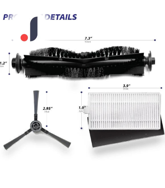 Replacement Parts for Self-Cleaning Robot Vacuum — Parts & Accessories