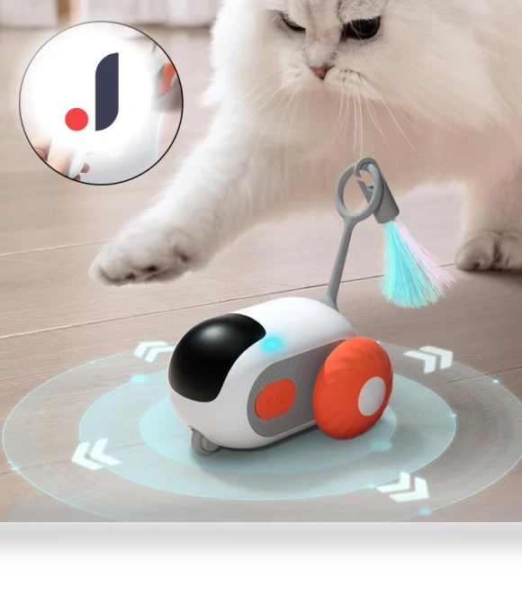 Smart Pet Toy with Remote Control — Interactive Animal Companions, YJMP