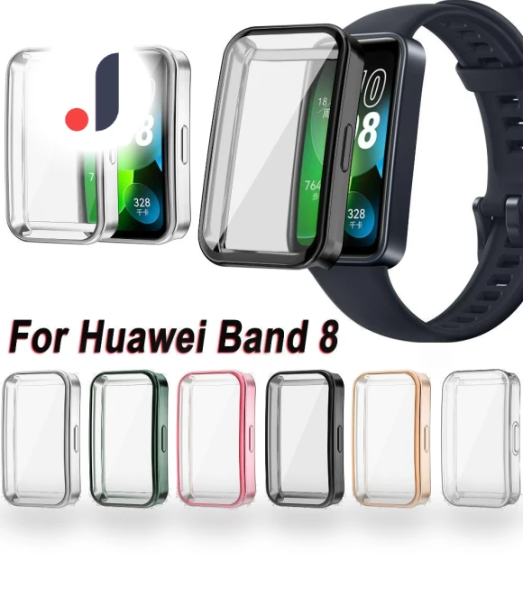 Soft Bumper Smart Watch TPU Case with Screen Protector — Smartwatch Protectors, ZJSmichen