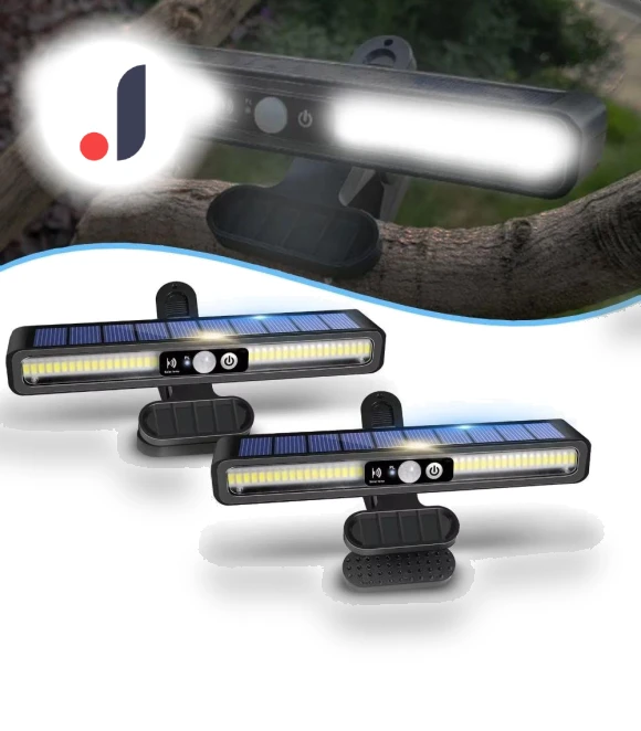 Solar Sensor Light Clip On Outdoor Yard Garden Lighting — Outdoor Security & Flood Lighting, CDjiangqi