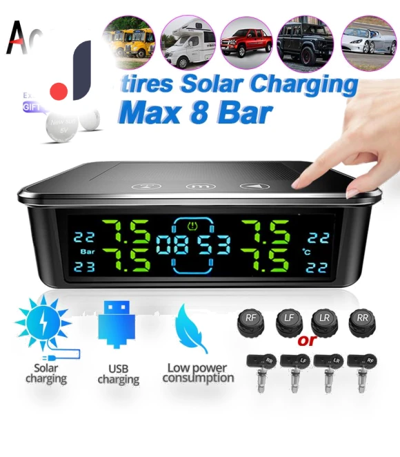 Solar TPMS Tire Pressure Monitoring System — TPMS Sensor Replacements, E-ACE