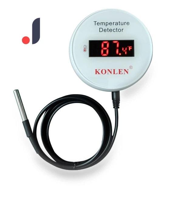 WiFi Temperature Sensor with External Probe Cable — Home Climate Control, Tuya