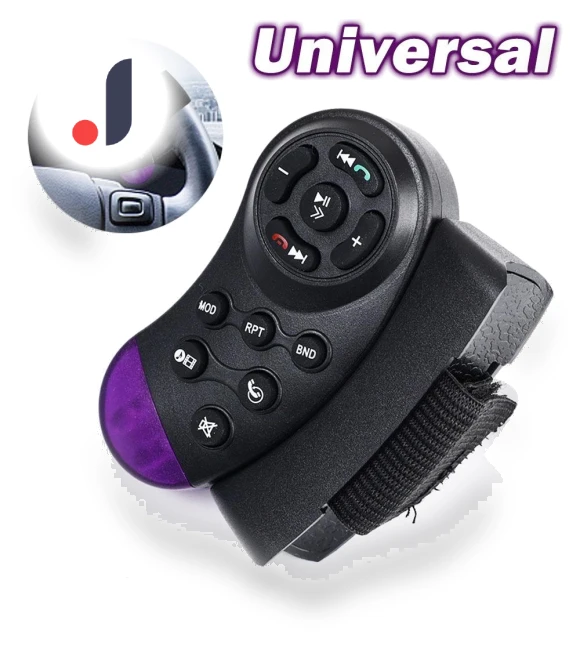 Wireless Remote Control Button Steering Wheel Switch Universal Controller — Accessories, muyao