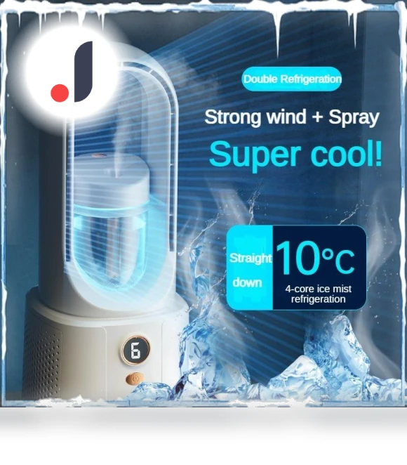 6-Speed Adjustable Air Conditioner Fan — Portable Cooling Solutions, Crown Global