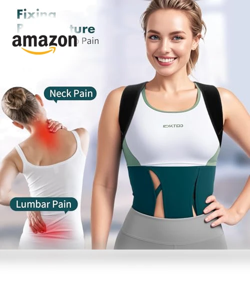 Adjustable Back Brace for Posture Support — Back Braces, GROKIE