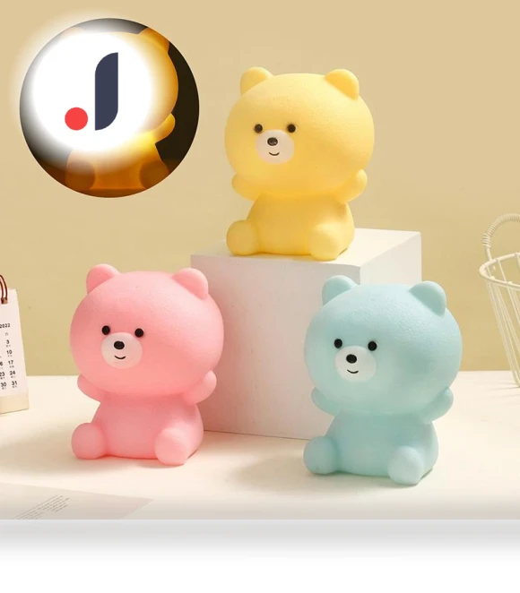 Cute Bear LED Clapping Light — Night Lights, Warmya