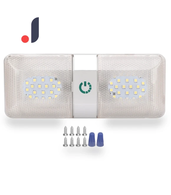 Double Ceiling Light for Motorhome — Exterior, 3CZY