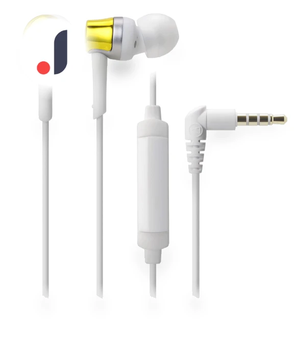 Earphones Wired Remote Control with Microphone — Audio Gear, Audio Technica