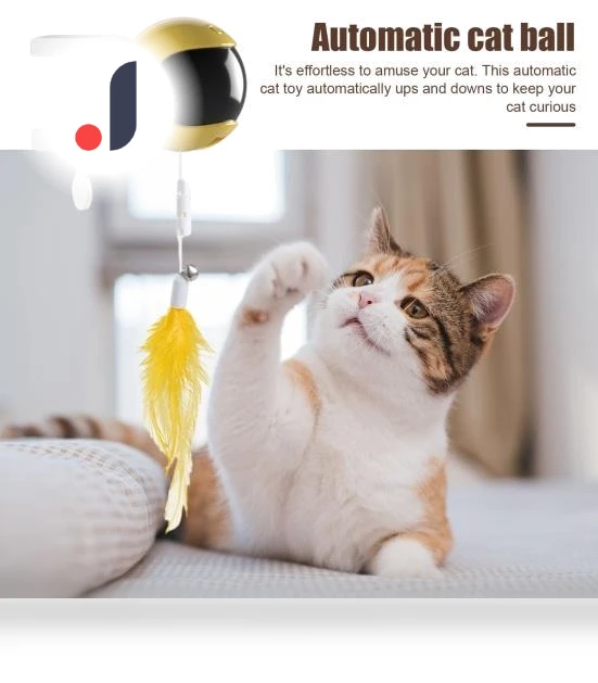 Electric Cat Toy with Feathers — Cat Playthings, Pet park