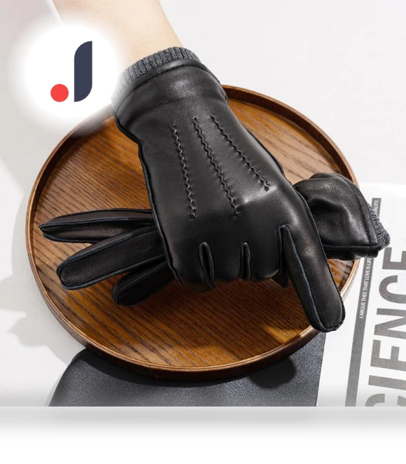 Men's Leather Gloves with Touchscreen — Gloves, Zorioneko