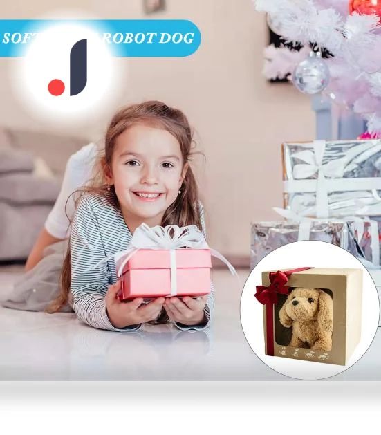 Plush Robot Dog Toy — Interactive, Home Textile Star