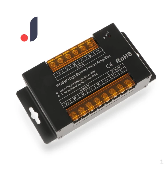 RGBW Amplifier Module LED Dimmer Controller — LED Strips, Colorful summer