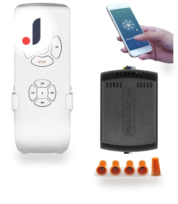 Smart WiFi Fan with Remote Control — Ceiling Fans, Bind
