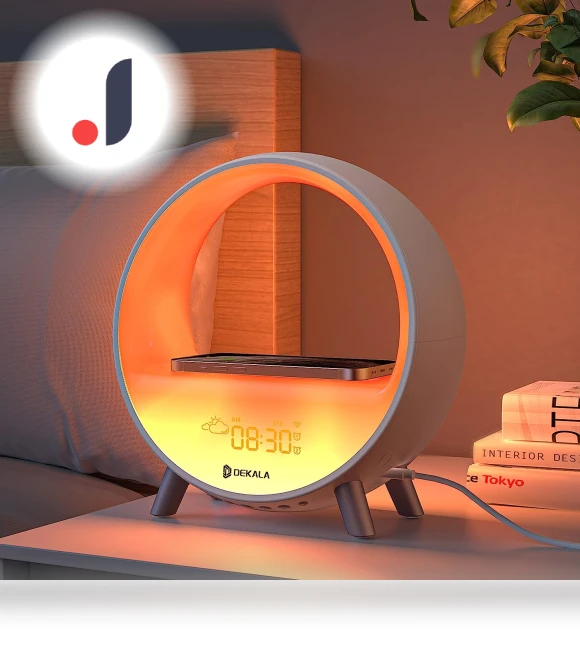 Sunrise Simulation LED Lamp with Bluetooth Speaker — Alarms & Clocks, Mary Von