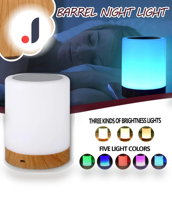 Touch LED Desk Lamp with Adjustable Brightness — Desk & Table Lighting, Allison Trading
