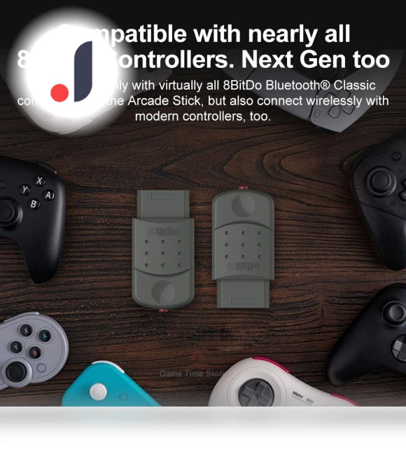 Wireless Controller Adapter Retro Bluetooth Receiver — Accessories, LZhuijiang