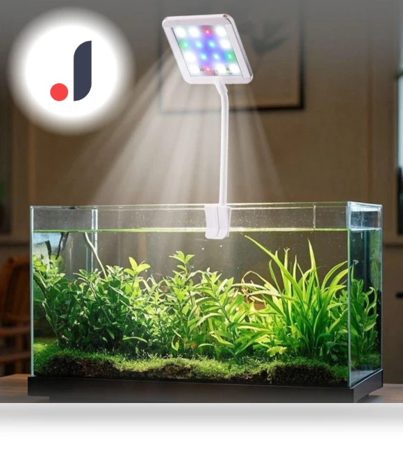 Aquarium LED Clip Light with 360° Rotation — Lights, Jiaqiinfee