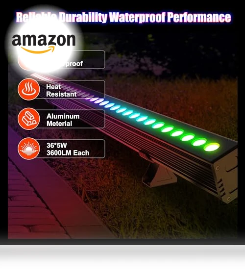 Dimmable Smart Wall Washer Light — Light Bars, Yasotek