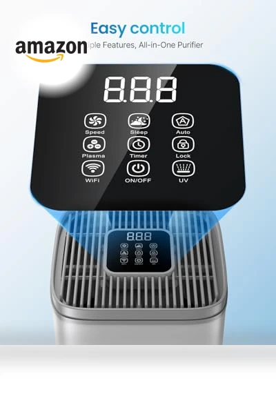 Large Room Air Purifier with HEPA and AOP Alkali Bucket — Activated Carbon Air Purifiers, BWS Alkali Inc.