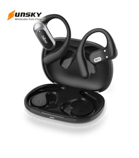 Open-Ear Bluetooth Stereo Music Wireless Earphones — Over-Ear Headphones, Hileo