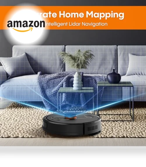 Robot Vacuum and Mop with Self-Emptying — Smart Cleaning Robots, eitton
