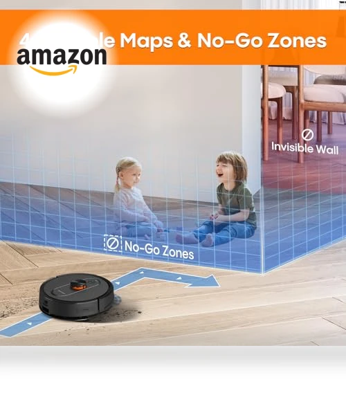 Robot Vacuum and Mop with Self-Emptying — Smart Cleaning Robots, eitton