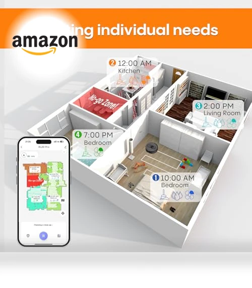 Robot Vacuum and Mop with Self-Emptying — Smart Cleaning Robots, eitton