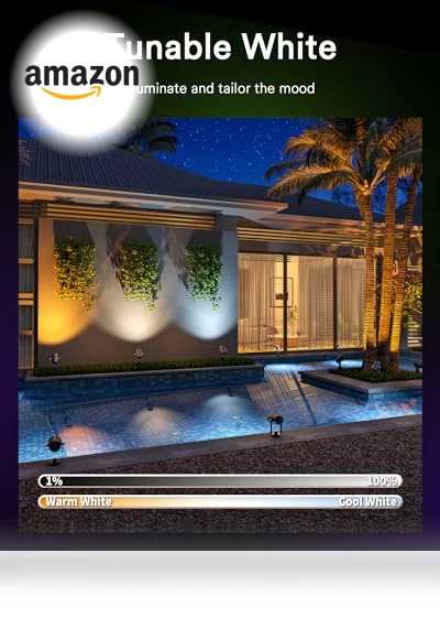 Smart Landscape Lights — Outdoor Security & Flood Lighting, Lumary