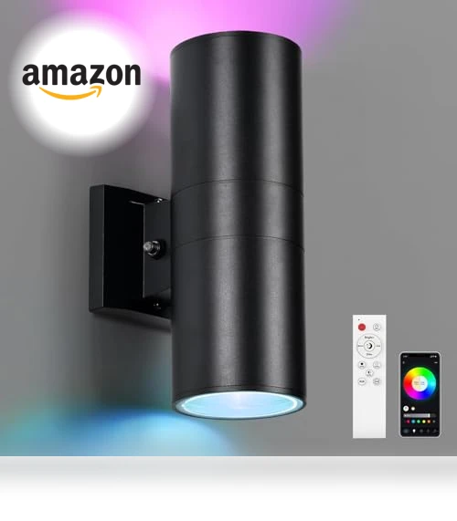 Smart Outdoor Wall Light — Garden Illumination, futxnziey