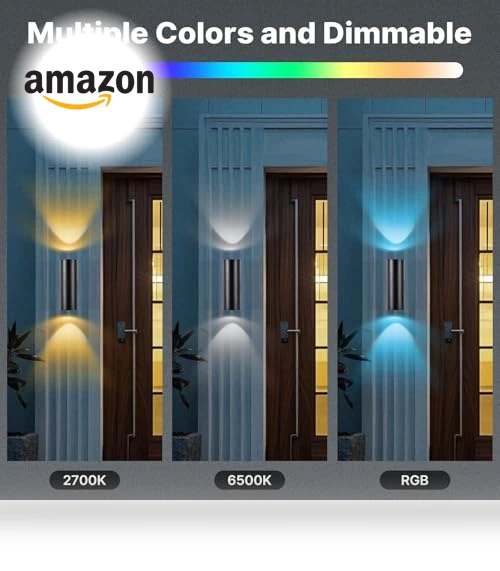 Smart Outdoor Wall Light — Garden Illumination, futxnziey