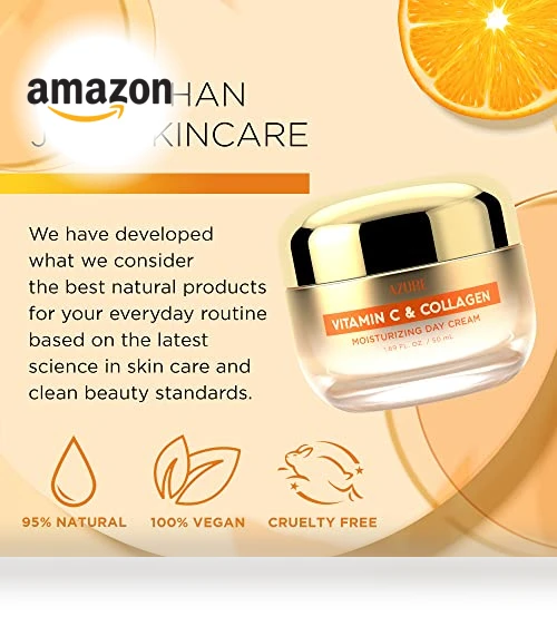 Vitamin C & Collagen Face Moisturizer — Facial Hydration, Azure Cosmetics