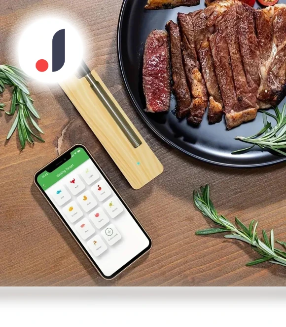 Wireless Smart Meat Thermometer — Grill Thermometers, Leisure outdoor