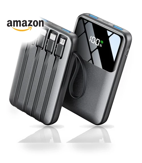15000mAh Portable Charger with Built-in Cable — Chargers, Anshi Shengying (Shenzhen) Technology Co., Ltd.