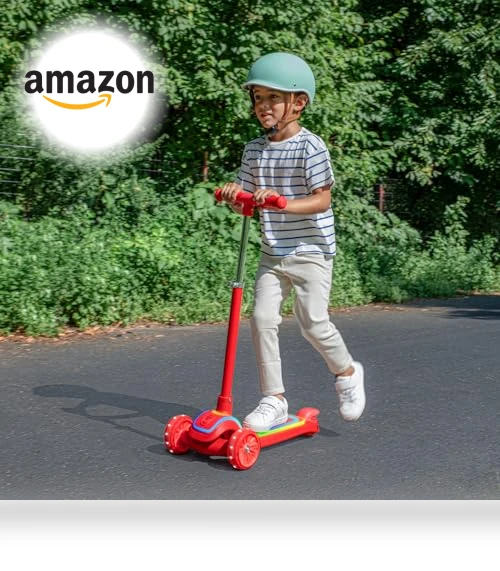 3-Wheel Light-Up Kick Scooter — Push Scooters, Jetson