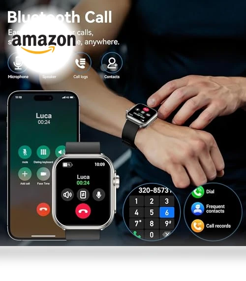 AI Smart Watch with Health Monitoring — Smartwatches, Zonelnnerh