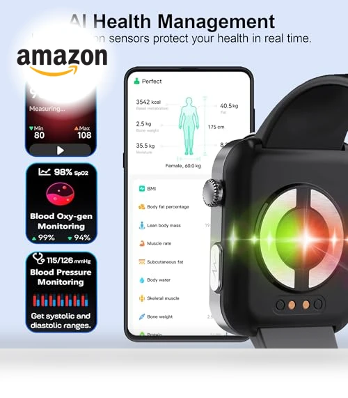 AI Smart Watch with Health Monitoring — Smartwatches, Zonelnnerh