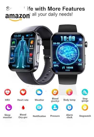 AI Smart Watch with Health Monitoring — Smartwatches, Zonelnnerh
