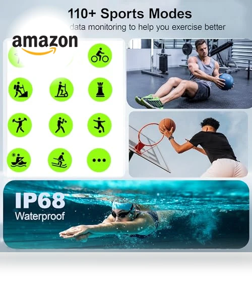 AI Smart Watch with Health Monitoring — Smartwatches, Zonelnnerh