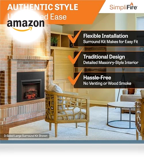 Electric Fireplace Insert — Electric Heating Solutions, SIMPLIFIRE