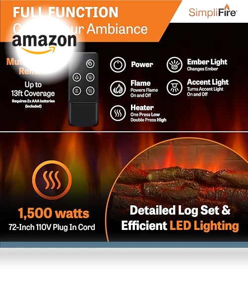 Electric Fireplace Insert — Electric Heating Solutions, SIMPLIFIRE