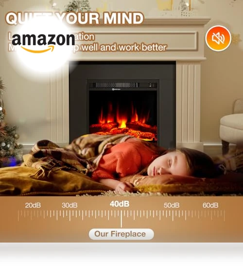 Electric Fireplace with Mantel — Electric Heating Solutions, oneinmil