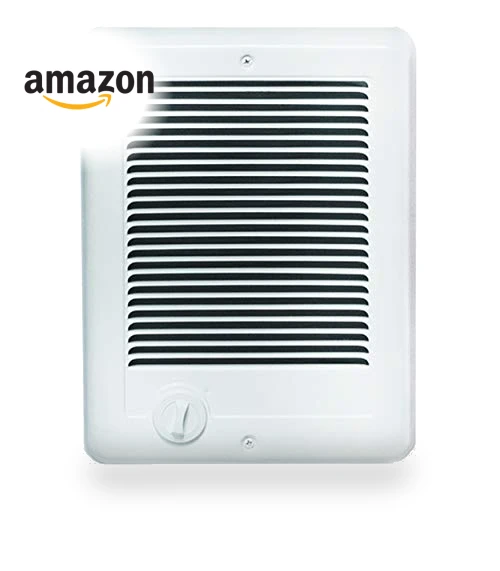 Electric Wall Heater Complete Unit With Thermostat — Portable Heating Solutions, Cadet