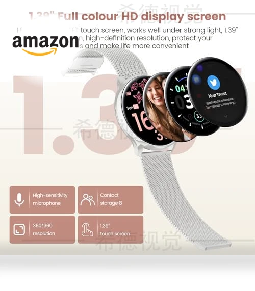Fitness Watch with HR/BP/SpO2 Monitor — Smartwatches, RifePhi