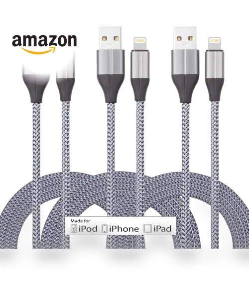 Lightning Cable (3 Pack 10 Foot) — Cables, FEEL2NICE