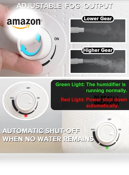 Reptile Fogger Humidifiers Mister — Hygrometers, BLEREMA