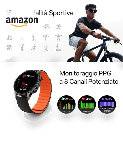 Smartwatch with Magnetic Strap — Smartwatches, Black Shark